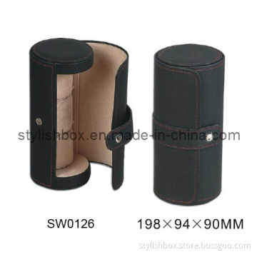 Cylinder 3 Slots Watch Box (SW0126)